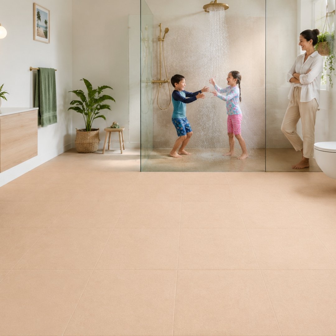 AL 1510 Plain and texture Bathroom Tiles - My Home Studio